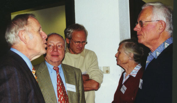  Ortwin Schwerdtfeger, Claus könig, Klaus Ruge, Helga Thielcke, Gerhard Thielcke.<br>Foto: Jutta Schwerdtfeger 